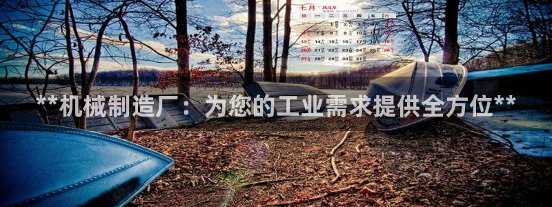 彩神网官网登录：**机械制造厂：为您的工业需求提供全方位**