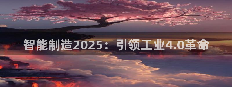 彩神v：智能制造2025：引领工业4.0革命