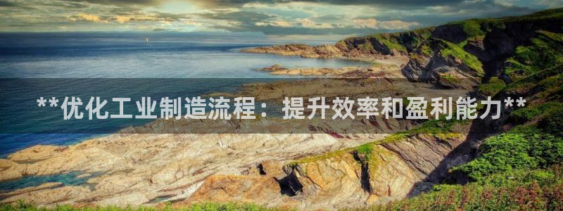 大发彩神最高邀请码：**优化工业制造流程：提升效率和盈利能力