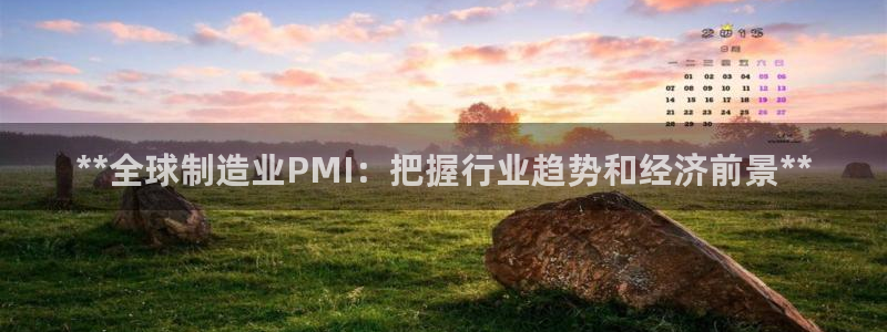 彩神v大众娱乐：**全球制造业PMI：把握行业趋势和经济前景**