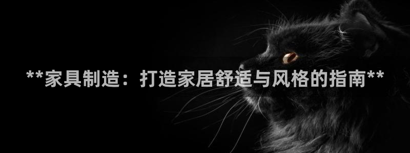 彩神ix平台：**家具制造：打造家居舒适与风格的指南**