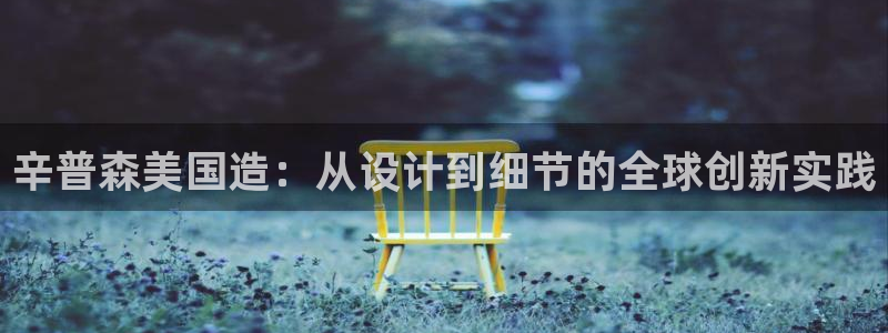 彩神x平台靠什么盈利：辛普森美国造：从设计到细节的全球创新实践