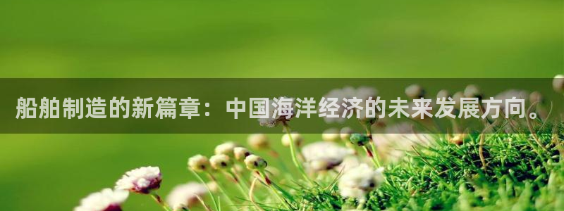 新版彩神v8登录不了：船舶制造的新篇章：中国海洋经济的未来发展方向。