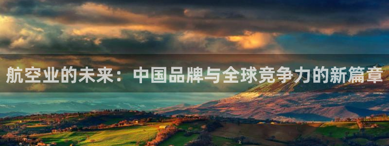 彩神大发官网：航空业的未来：中国品牌与全球竞争力的新篇章